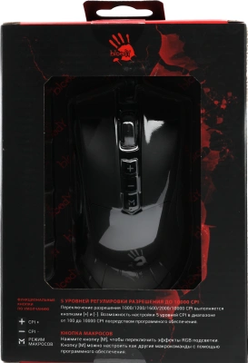 Мышь A4Tech Bloody ES9 Plus черный оптическая 10000dpi USB 7but