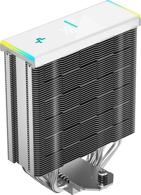 Устройство охлаждения(кулер) Deepcool AK400 Digital SE Wh ARGB Soc-AM5/AM4/1200/1700/1851 белый 4-pin 19-28dB Al+Cu LCD 220W 812gr Ret (R-AK400-WHADMN-GJD)