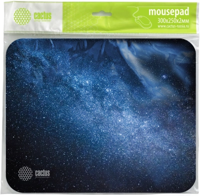 Коврик для мыши Cactus Milky Way рисунок 300x250x2мм (CS-MPC-P02M)