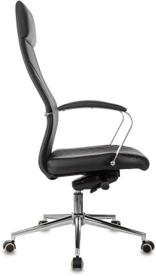 Кресло эргономичное Бюрократ CH-610SL-Lux черный экокожа крестов. металл хром
