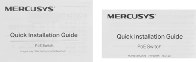 Коммутатор Mercusys MS110CMP (L2) 8x100Мбит/с 2x1Гбит/с 8PoE+ 115W неуправляемый