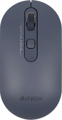 Мышь A4Tech Fstyler FG20 пепельный/синий оптическая 2000dpi беспров. USB для ноутбука 4but (FG20 ASH BLUE)