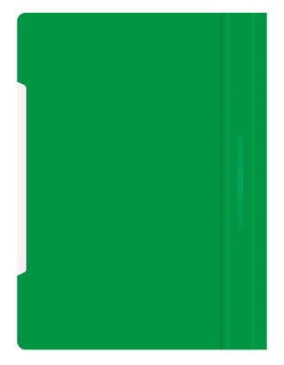 Папка-скоросшиватель Бюрократ Люкс -PSL20GRN A4 прозрач.верх.лист пластик зеленый 0.14/0.18