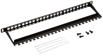 Патч-панель Lanmaster LAN-PPC24OK-UTP 19" 0,5U 24x UTP