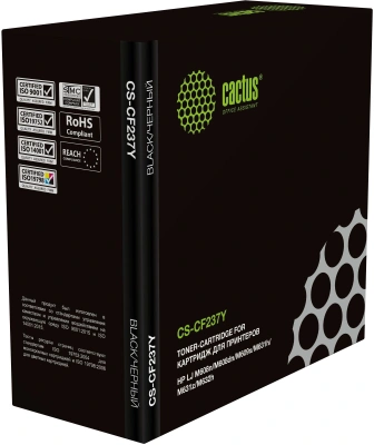 Картридж лазерный Cactus CS-CF237Y CF237Y черный (41000стр.) для HP LJ M608n/M608dn/M609x/M631h/M631z/M632h с чипом