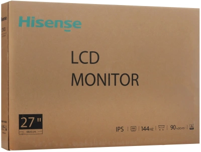 Монитор Hisense 27" 27N3Q черный IPS LED 16:9 HDMI матовая 1000:1 250cd 178гр/178гр 1920x1080 144Hz VGA FHD
