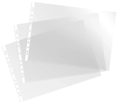 Папка-вкладыш Бюрократ Премиум 013AG3 глянцевые A3 горизонтальный 30мкм (упак.:50шт)