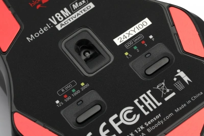 Мышь A4Tech Bloody V8M Max черный оптическая 12000dpi USB 8but