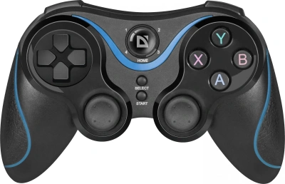 Геймпад Defender Blaster черный Bluetooth Беспроводной виброотдача (в компл.:держатель для смартфона/кабель USB) (64283)