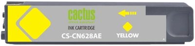 Картридж струйный Cactus CS-CN628AE №971XL желт.пигм. (110мл) для HP DJ Pro X476dw/X576dw/X451dw с чипом