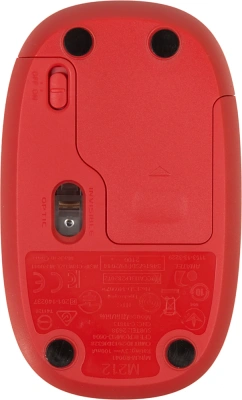 Клавиатура + мышь Logitech MK240 клав:белый/красный мышь:белый/красный USB беспроводная slim Multimedia (920-008160)