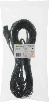 Шнур питания Lanmaster LAN-PP13/14-10-BK C13-С14 проводник.:3x0.75мм2 10м 220В 10А черный