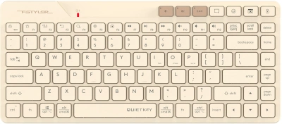 Клавиатура A4Tech FBK26C AS бежевый USB беспроводная BT/Radio slim Multimedia