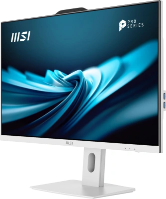 Моноблок MSI Pro AP272P 14M-650XRU 27" Full HD i3 14100 (3.5) 8Gb SSD512Gb UHDG 730 без ОС GbitEth WiFi BT 120W клавиатура мышь Cam белый 1920x1080