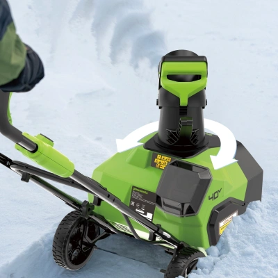 Снегоуборщик электр. Greenworks G40ST40