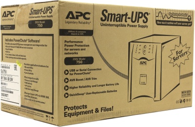 Источник бесперебойного питания APC Smart-UPS SUA750I 500Вт 750ВА черный