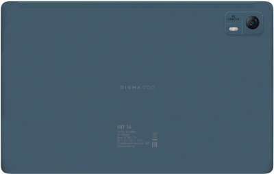 Планшет Digma Pro HIT 14 T606 (1.6) 8C RAM4Gb ROM128Gb 10.4" IPS 2000x1200 4G Android 13 синий 13Mpix 5Mpix BT WiFi microSD 128Gb 7000mAh 500hrs