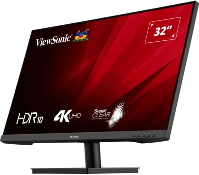 Монитор ViewSonic 31.5" VA3208-4K-HD черный VA LED 16:9 HDMI матовая 300cd 178гр/178гр 3840x2160 60Hz DP 4K 6.6кг