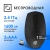 Мышь Оклик 201MW черный оптическая 1600dpi беспров. USB 4but (2070318)