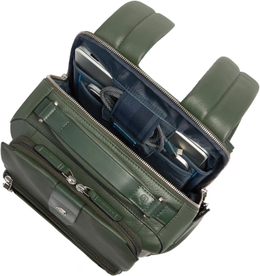 Рюкзак мужской Piquadro Tebe CA7157W144/VE хаки натур.кожа