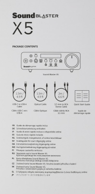 Звуковая карта Creative USB Sound Blaster X5 (Cirrus Logic CS43198) 5.1 Ret