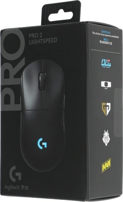 Мышь Logitech G Pro 2 Lightspeed черный оптическая 44000dpi беспров. USB 7but (910-007299)