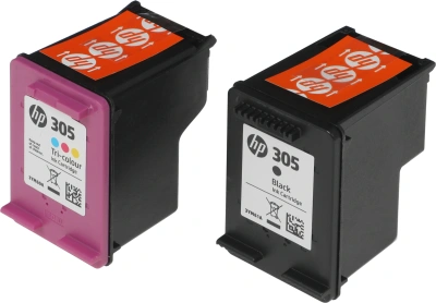 Картридж струйный HP 305 (3YM60AE+3YM61AE) 6ZD17AE черный/трехцветный печ.гол.в компл. (120стр.) (2мл) для HP DJ 2300/2700/2730/4100/4134