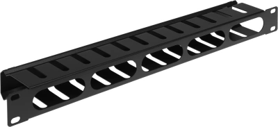 Кабельный органайзер горизонтальный Lanmaster TWT-ORG/CV-1U односторонний пальцы 1U шир.:19"