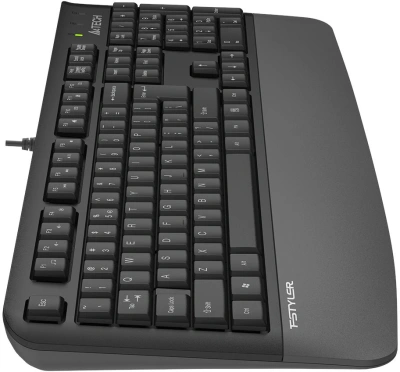 Клавиатура A4Tech Fstyler FK20 серый USB Multimedia (подставка для запястий) (FK20) кабель 1.5м