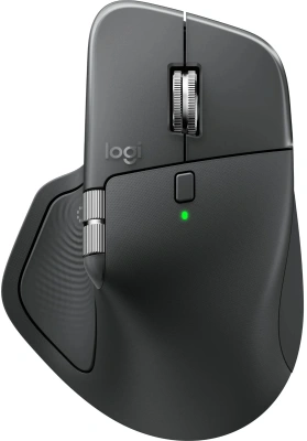 Мышь Logitech MX Master 4 графитовый оптическая 8000dpi беспров. BT/Radio USB для ноутбука 8but (910-007565)