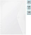 Конверт на кнопке Бюрократ -PK880CLEAR/1 A4 с перфорац. по длинной стороне пластик 0.18мм прозрачный