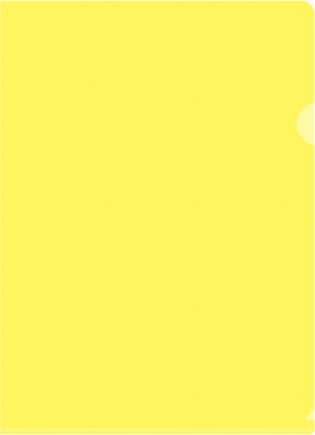 Папка-уголок Silwerhof SE-E120/YEL тисненый A4 пластик 0.12мм желтый