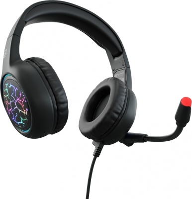 Наушники с микрофоном Оклик HS-L930G SNORTER черный 2.1м мониторные USB оголовье (1192375)