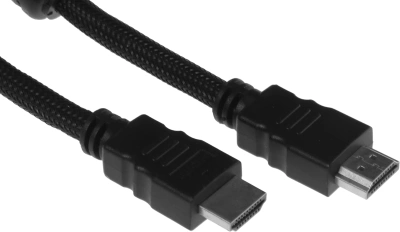 Кабель аудио-видео Buro HDMI (m)/HDMI (m) 5м. феррит.кольца позолоч.конт. черный (HDMI-V1.4-5MC)