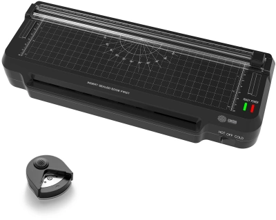 Ламинатор Cactus CS-LAB-F1 черный A4 (70-125мкм) 25см/мин (2вал.) хол.лам. лам.фото