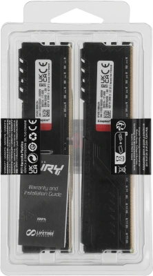 Память DDR4 2x32GB 3600MHz Kingston KF436C18BBK2/64 Fury Beast Black RTL Gaming PC4-28800 CL18 DIMM UDIMM 288-pin 1.35В dual rank с радиатором Ret