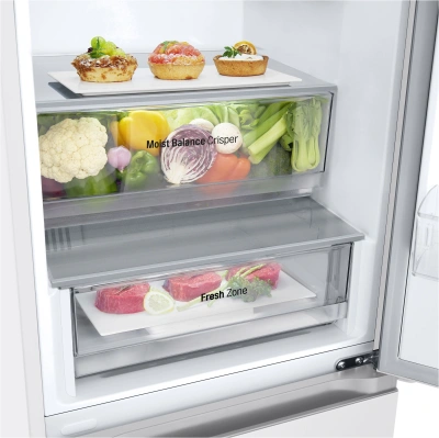 Холодильник LG GC-B509FQQW 2-хкамерн. белый инвертер