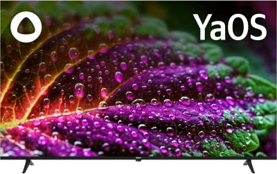 Телевизор QLED BBK 65" 65LED-9220/UTS2C (B) Яндекс.ТВ Frameless черный 4K Ultra HD 60Hz DVB-T2 DVB-C DVB-S2 USB WiFi Smart TV (RUS)