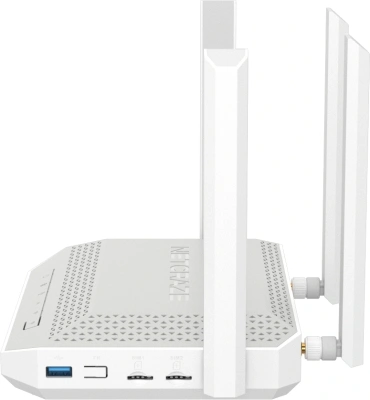 Роутер беспроводной Keenetic Netcraze Hopper 4G+ (NC-2312) AX3000 10/100/1000BASE-TX/4G cat.6 белый