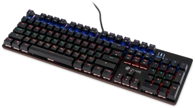 Клавиатура Оклик 990 G2 механическая черный USB Multimedia for gamer LED (1875240) кабель 1.8м