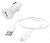 Автомобильное зар./устр. Hama H-183291 1A кабель Apple Lightning белый (00183291)