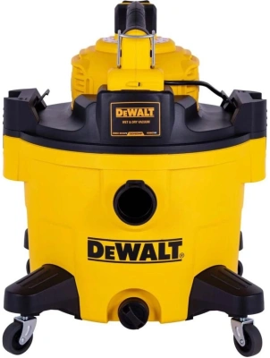 Строительный пылесос DeWalt DXV234P 1080Вт (уборка: сухая/влажная/выдув/сбор воды) желтый