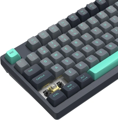 Клавиатура A4Tech FS300 механическая черный/серый USB for gamer LED (FS300 PANDA ROCK) кабель 1.8м