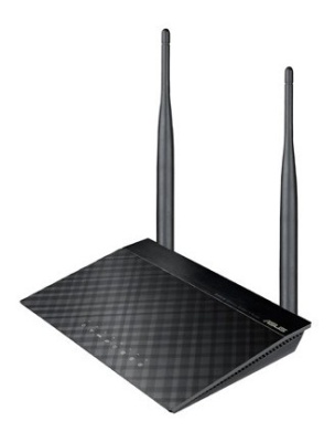 Роутер беспроводной Asus RT-N12E N300 10/100BASE-TX черный