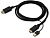 Кабель-переходник аудио-видео Buro HDMI (m)/DisplayPort (m) 2м. позолоч.конт. черный (HDMI-DP-2M)
