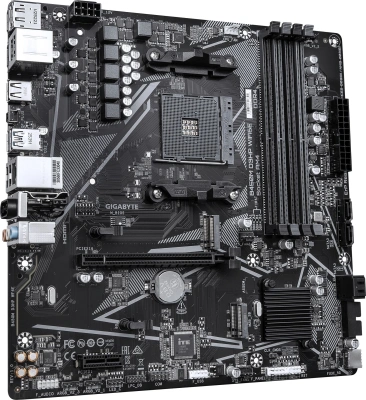 Материнская плата Gigabyte B450M D3HP WF6E Soc-AM4 AMD B450 4xDDR4 mATX AC`97 8ch(7.1) GbLAN RAID+HDMI+DP