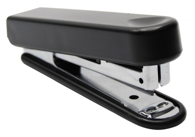 Комплект степлер+скобы Kw-Trio 05101F N10 (10листов) встроенный антистеплер ассорти 50скоб металл/пластик закрытый блистер