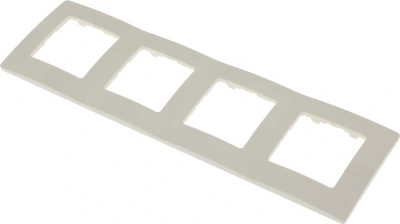 Рамка Legrand Etika 672514 накладная 4x ABS пластик слоновая кость