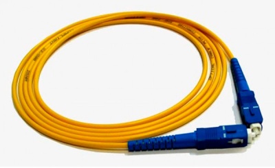 Патч-корд Lanmaster LAN-SC-SC/SU-1.0 1x9/125 OS1/OS2 SC-SC 1м LSZH оранжевый