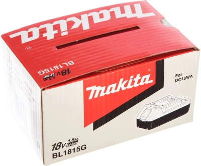 Батарея аккумуляторная Makita BL1815G 18В 1.5Ач Li-Ion (198186-3)